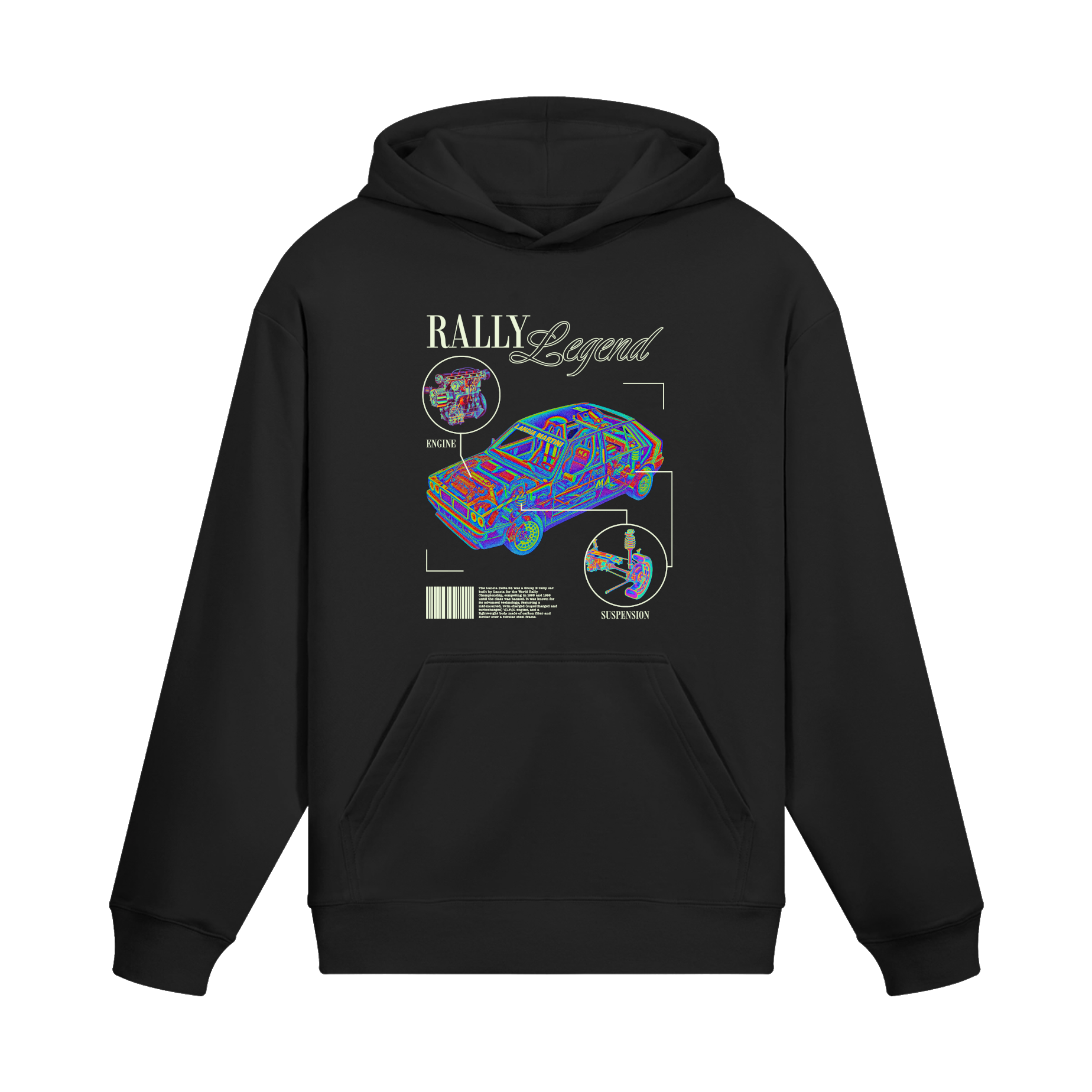 RALLY LEGEND HOODIE - LANCIA DELTA S4