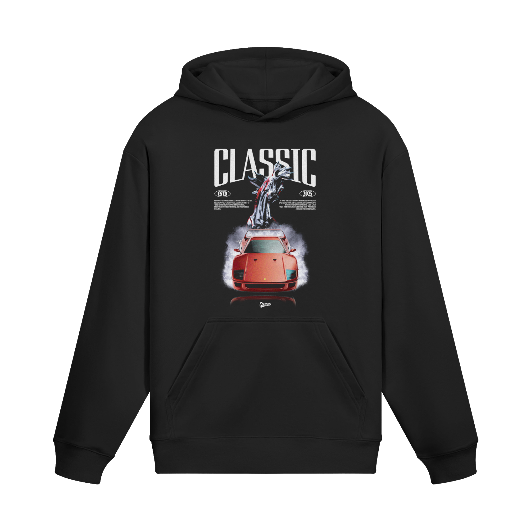 CLASSIC HOODIE - FERRARI F40