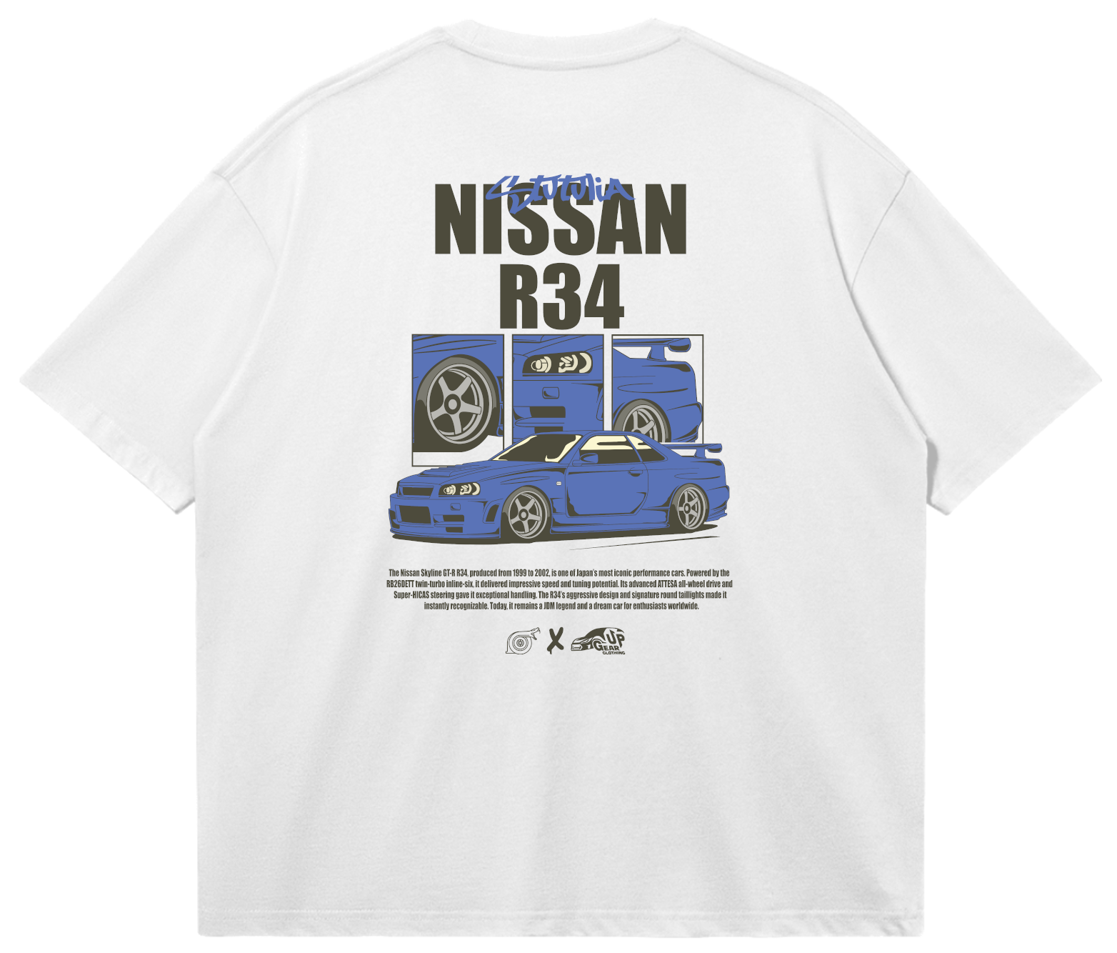 NISSAN GTR34 - STUTULIA X GEARUP