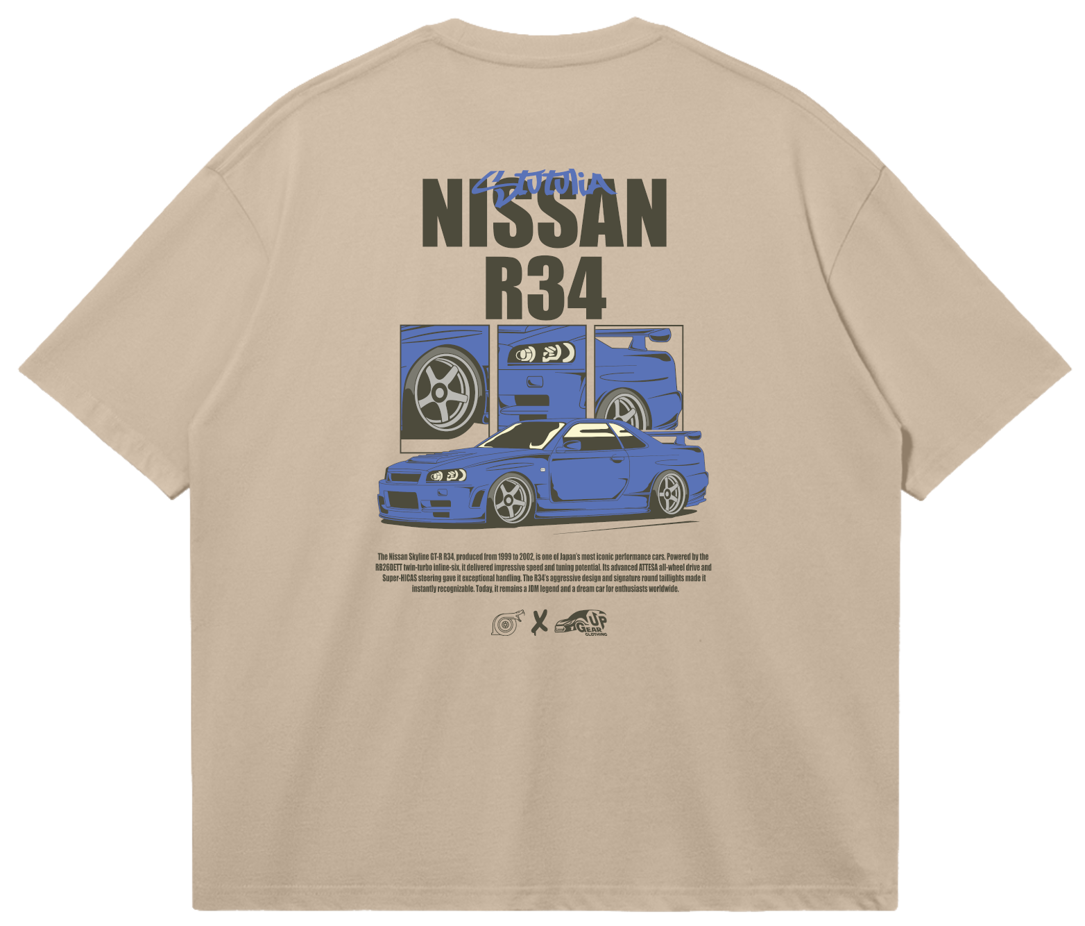 NISSAN GTR34 - STUTULIA X GEARUP