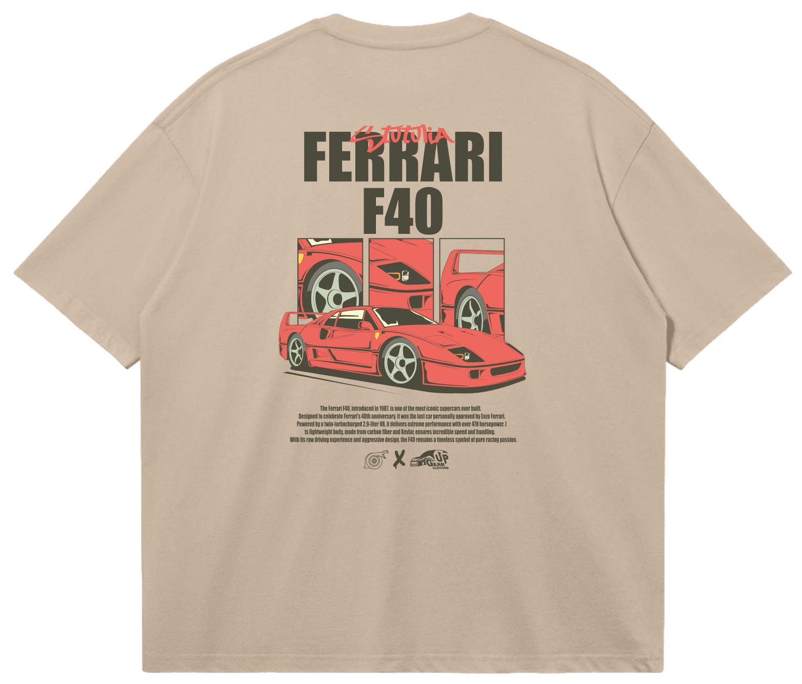 FERRARI F40 - STUTULIA X GEARUP
