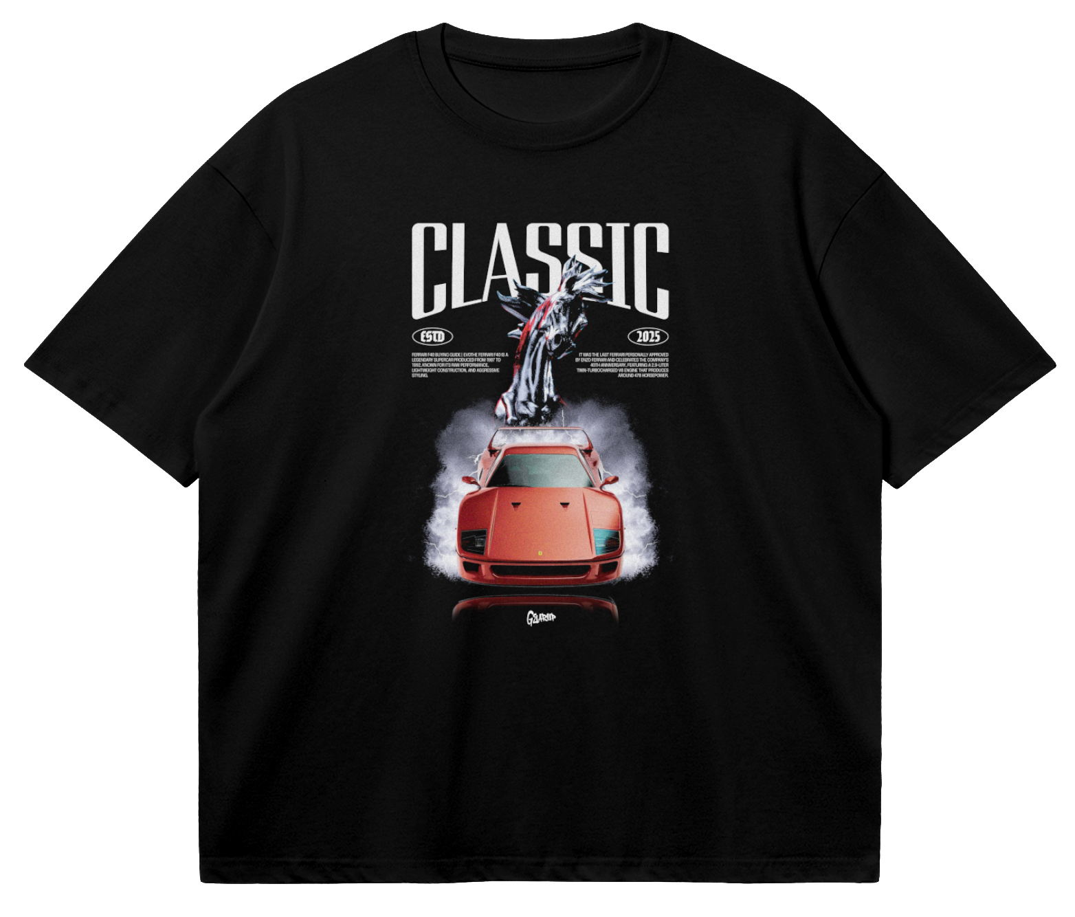 CLASSIC TEE - FERRARI F40